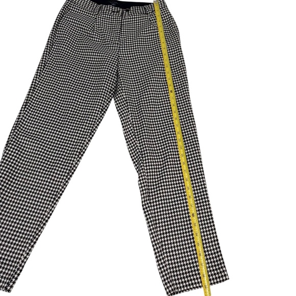 Tommy Hilfiger Classic Houndstooth Pattern Dress Pants in Black and White Sz 4 - Picture 2 of 6